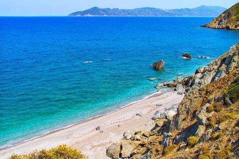 Glyfoneri Beach Skiathos: The Remote Rocky Cove on the Northeast Coast