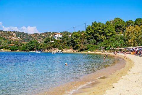 Koutsouri (Diamanti) Beach Skiathos: The Diamond of the South Coast